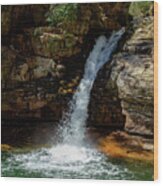 Blue Hole Falls 3 Wood Print