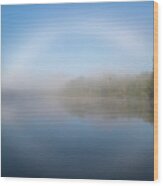 Blue Ridge Parkway Fogbow Wood Print