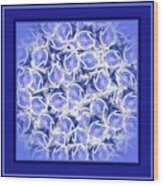 Blue Roses 2020 Trending Color Wood Print
