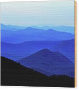 Blueridge Mountains - Parkway View Wood Print