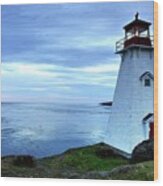 Boars Head Lighthouse Novas Scotia Wood Print