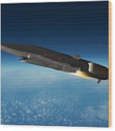 Boeing X-51 Waverider Wood Print