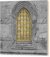 Bok Tower Bell Chamber Bronze Door X100 Wood Print