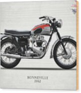 Bonneville T120 1962 Wood Print