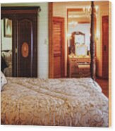 Bonnie Springs Ranch Bedroom, Nevada Wood Print