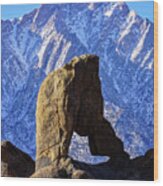 Boot Arch Alabama Hills Wood Print