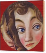 Botticelli - Faces Of Children Wood Print