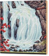 Brandywine Falls Wood Print