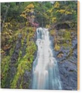 Bridal Veil Falls Wood Print