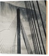 Bridge Design Wood Print