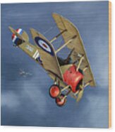 British Sopwith F.1 Camel Wood Print