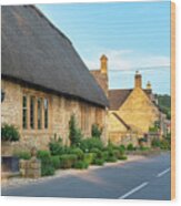 Broad Campden In The Cotswolds Wood Print