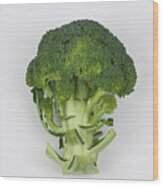 Broccoli Wood Print