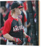 Brock Holt Wood Print