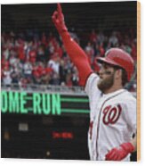 Bryce Harper Wood Print