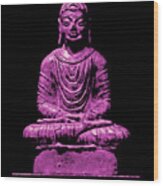 Buddha Pink Wood Print