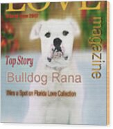 Bulldog Rana Poster 1 Wood Print