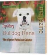 Bulldog Rana Poster 3 Wood Print