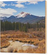 Byers Peak In The Late Autumn - Colorado Rockies Wood Print