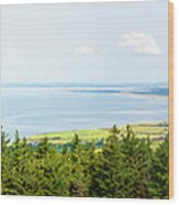 Caernarfon Bay Panorama Wood Print