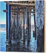 California Pier Wood Print