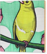 Canary Wood Print