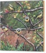 Canary Tree Wood Print