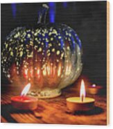 Candle Light Wood Print