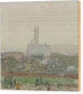 Canterbury Cathedral 1889 Childe Hassam Wood Print