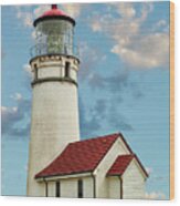 Cape Blanco Lighthouse Wood Print