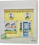 Cape May Cafe Wood Print