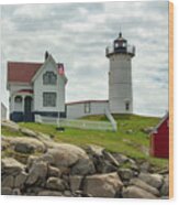 Cape Neddick Light 6 Wood Print