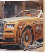 Car 2525 Rolls-royce Dawn Wood Print