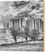 Cardston Alberta Temple 3 Wood Print