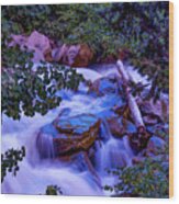 Cascade Falls,  Buena Vista, Colorado Wood Print