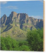 Catalina Mountains P24861-c Wood Print