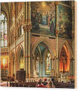 Cathedral Basilica Of St. John The Baptist Wood Print