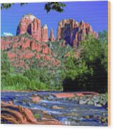 Cathedral Rock Wood Print