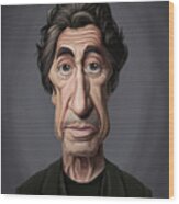 Celebrity Sunday - Al Pacino Wood Print