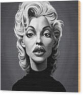 Celebrity Sunday - Marilyn Monroe Wood Print