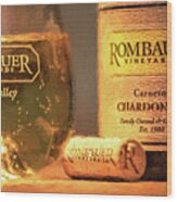 Chardonnay Of Napa Valley 6 Wood Print