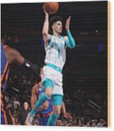 Charlotte Hornets V New York Knicks Wood Print
