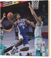 Charlotte Hornets V Philadelphia 76ers Wood Print