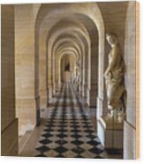 Checkers At Versailles Wood Print