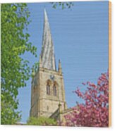 Chesterfield's Twisted Spire Wood Print