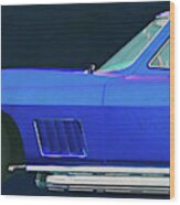 Chevrolette Corvette Stingray 427 1967 Wood Print