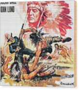 ''chief Crazy Horse'', 1955 Wood Print