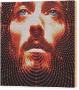 Jesus Shaman Wood Print