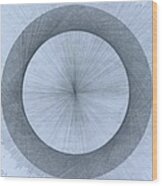 Circles Do Not Exist Wood Print