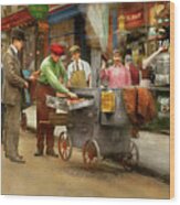 City - Ny - The Yam Man 1915 Wood Print